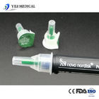Plume à insuline multiscène Aiguille injectable Inoffensif 32Gx4mm Couleur verte