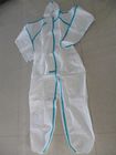 Vêtement d'isolement de protection de l'hôpital ICU Vêtement non toxique blanc jetable