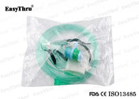 Masque à oxygène PVC jetable transparent avec sac respiratoire à réservoir