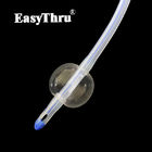 400 mm de longueur de silicone Foley cathéter pour le drainage de l' urine avec Tiemann ouverte ronde pointe 2 Way 3 Way urétérale
