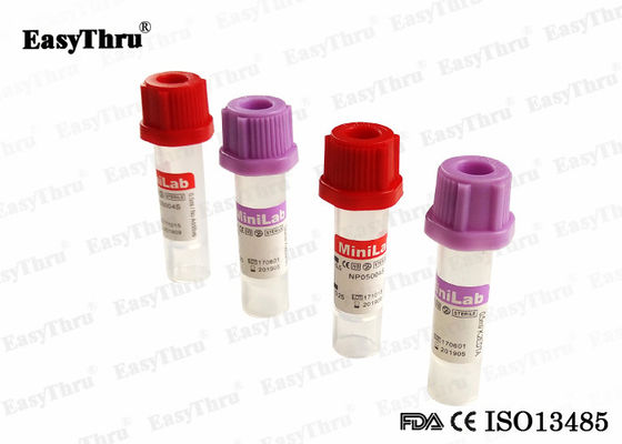 Pratique sérum échantillons de sang de collecte de tubes de qualité médicale non toxique