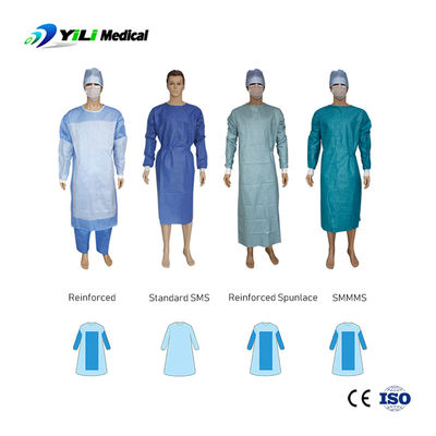 Vêtement d'isolation de protection non tissé anti-statique non toxique pour les chirurgiens